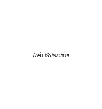 Frohe Weihnachten Stempel