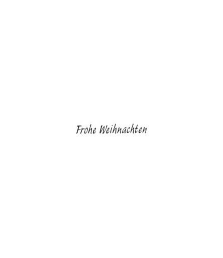 Frohe Weihnachten Stempel