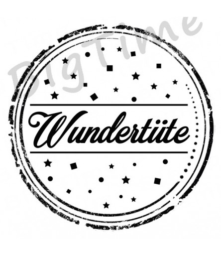 Wundertütte Stempel  im Kreis