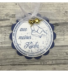 Aus meiner Küche Stempel im Kreis