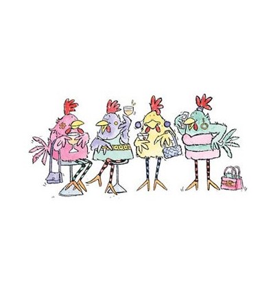 Party Chicks Stempel