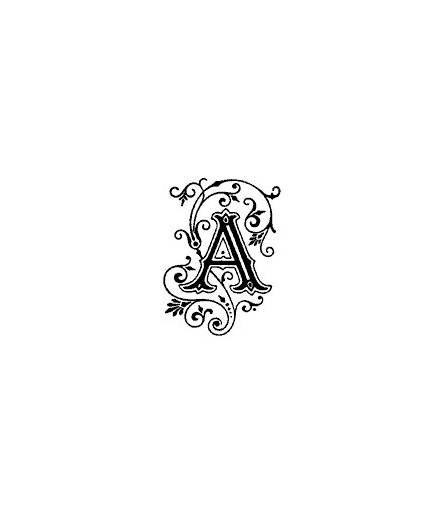 Buchstaben Stempel