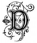 Buchstaben Stempel