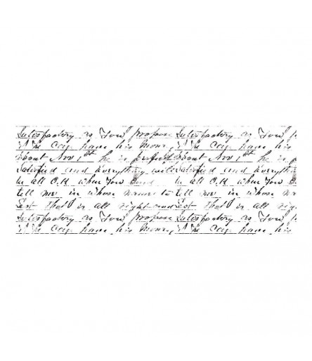 Script Clear Stamp - Kaiser Craft
