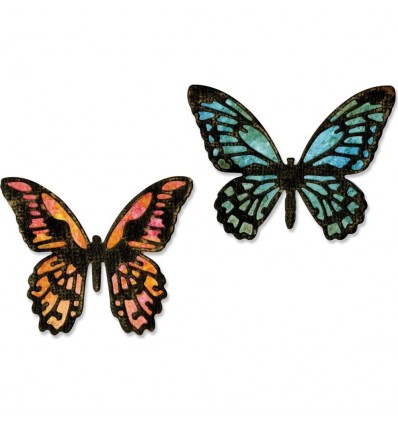 Stanzschablone Mini Schmetterlinge - Sizzix, Tim Holtz