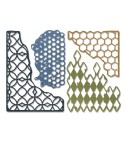 Sizzix Tim Holtz 4 verschiedene Stanzsformen