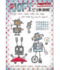 Cling Stempel Set Roboter - Jofy