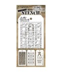 Stencil Schablonen Mini Set Nr. 16 - Tim Holtz
