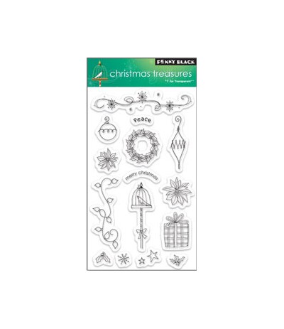Penny Black Clear Stamps Christmas Treasures