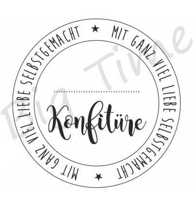 Konfitüre Stempel