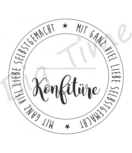 Konfitüre Stempel