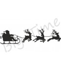 Santas Schlitte Stempel