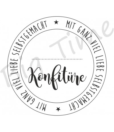 Konfitüre Stempel auf EZ Mount