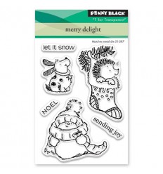 Clear Stamps Merry Delight - Penny Black