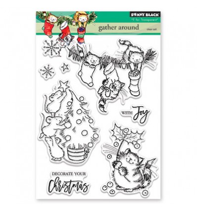 Clear Stamps Gather Around - Penny Black