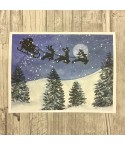 Santas Schlitten Stempel auf EZ Mount