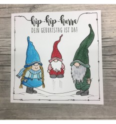 Wichtel Frau Stempel auf EZ Mount