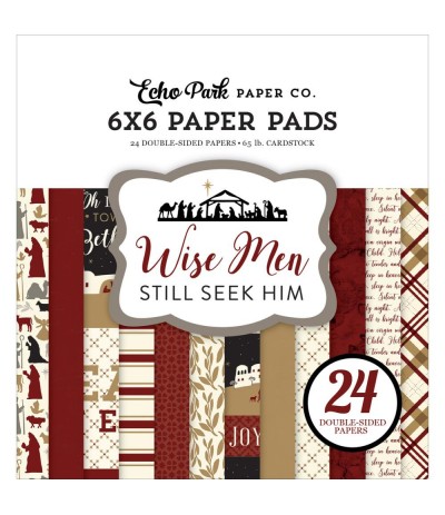 Scrapbooking Papier Wise Men Still Seek Him, 15x15cm - Echo Park