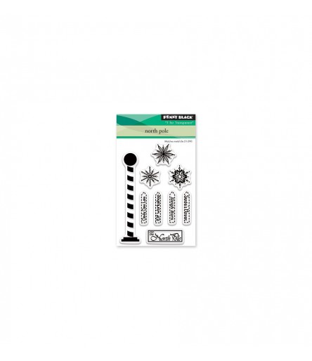 Stanzschablone und Stempelset North Pole - Penny Black