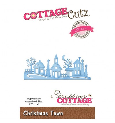 Stanzschablone Christmas Town - Cottage Cutz