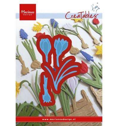 Stanzschablone Krokus - Marianne Design