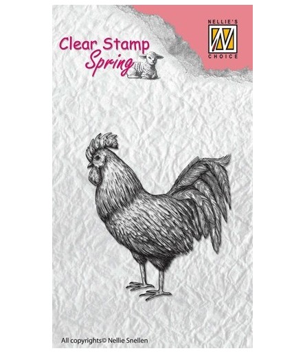 Clear Stamp Rooster - Nellie Snellen