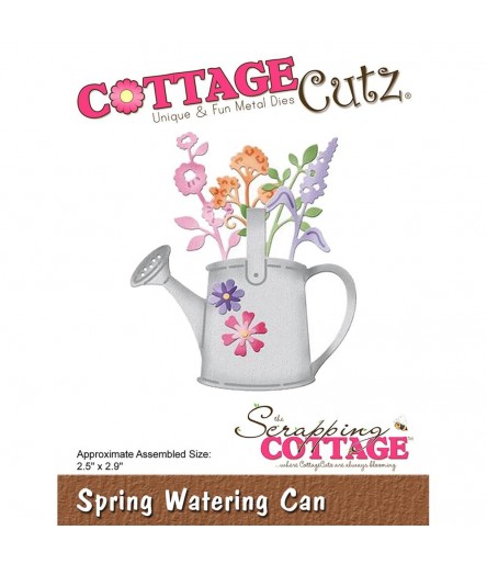 Stanzschablone Spring Watering Can - Cottage Cutz
