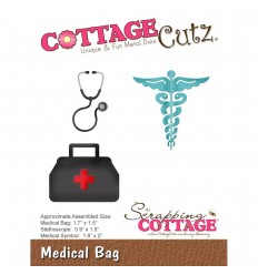 Stanzschablone Medical Bag - Cottage Cutz
