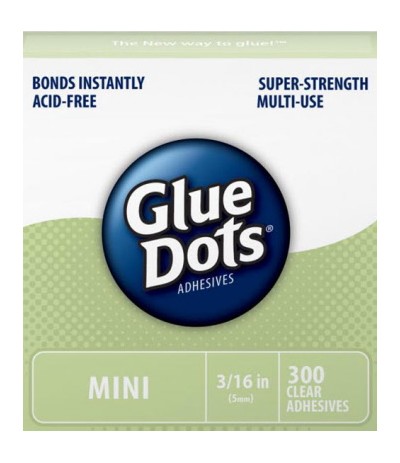 Glue Dots Mini Rund 5 mm - Box
