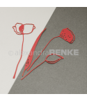 Stanzschablone Mohnblume - Alexandra Renke