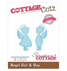 Stanzschablone Angel Girl & Boy - Cottage Cutz