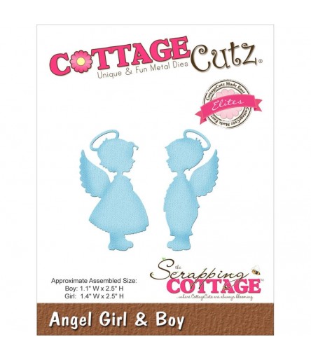 Stanzschablone Angel Girl & Boy - Cottage Cutz