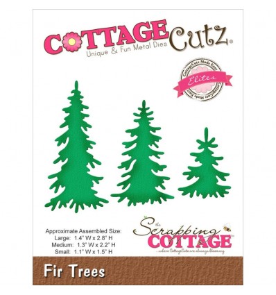 Stanzschablone Fir Trees - Cottage Cutz