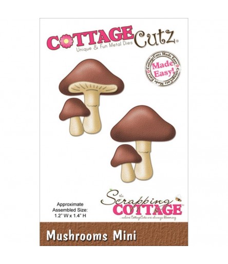 Stanzschablone Mushrooms Mini - Cottage Cutz