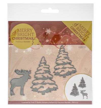 Stanzschablone Merry & Bright Christmas - Find It Trading