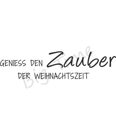 Zauber der Weihnachtszeit Stempel - Big Time