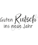 Guten Rutsch Stempel - Big Time