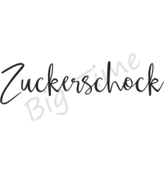 Zuckerschock Stempel - Big Time