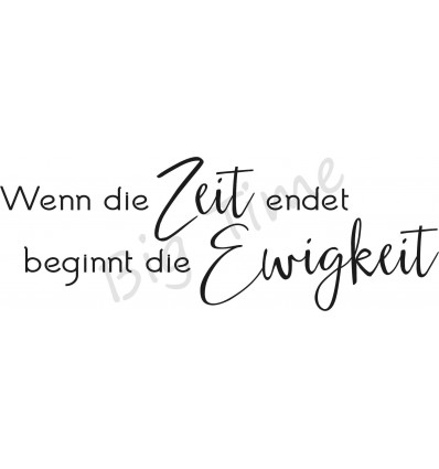 Wenn die Zeit endet
