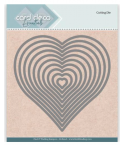 Stanzschablonen Herzen, 10 Stk. - Card Deco