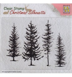 Clear Stamp Pine Tree - Nellie&#039;s Choice