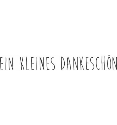 Ein kleines Dankeschön Stempel