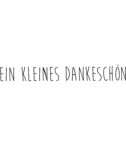 Ein kleines Dankeschön Stempel