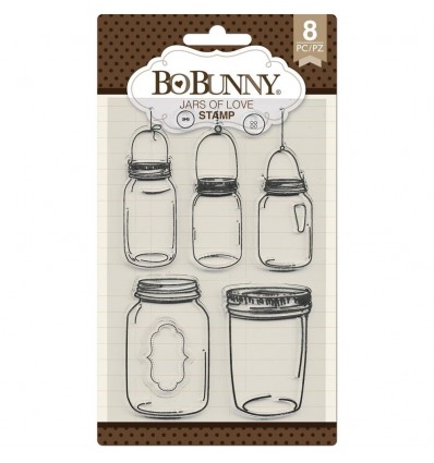 Clear Stamps Jars Of Love - BoBunny