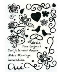 Notre Mariage Clear Stamps