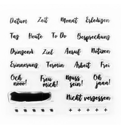 Clear Stamps Organisation - Papierprojekte