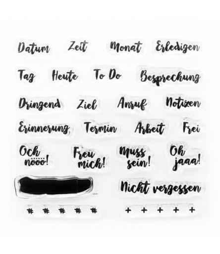 Clear Stamps Organisation - Papierprojekte