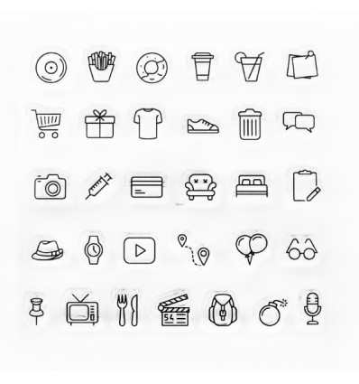 Clear Stamps Icon Liebe - Papierprojekte