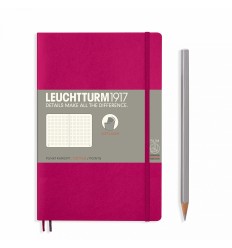 Notizbuch Paperback (B6), Softcover, Dotted, Port Red - Leuchtturm1917