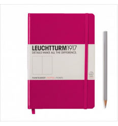 Notizbuch Medium (A5), Hardcover, Berry, Dotted - Leuchtturm1917